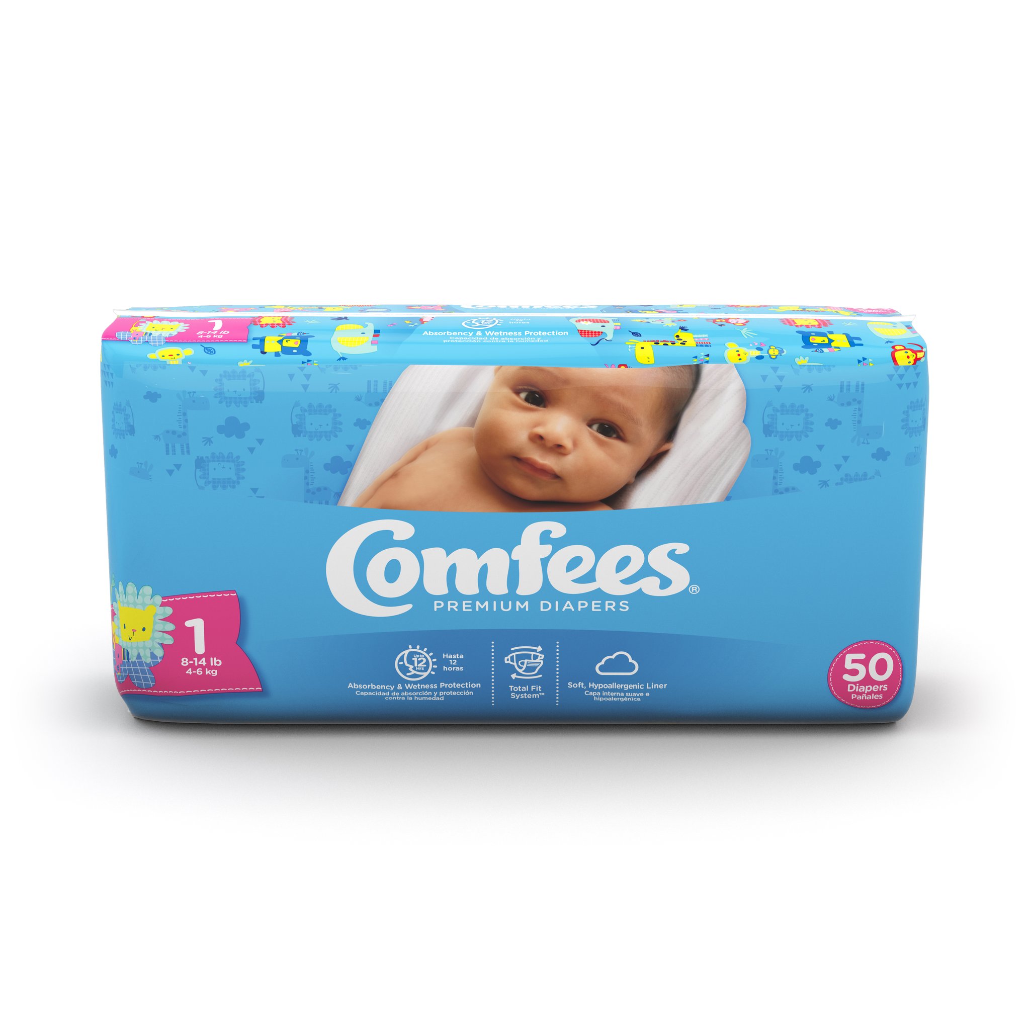 Comfees CMF-7 Baby Diapers Size 7 41+lbs 20/Bg