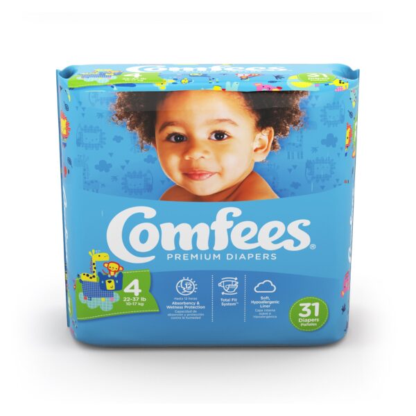 Comfees Premium Baby Diapers - Size 4