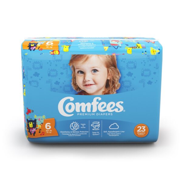 Comfees Premium Baby Diapers - Size 6