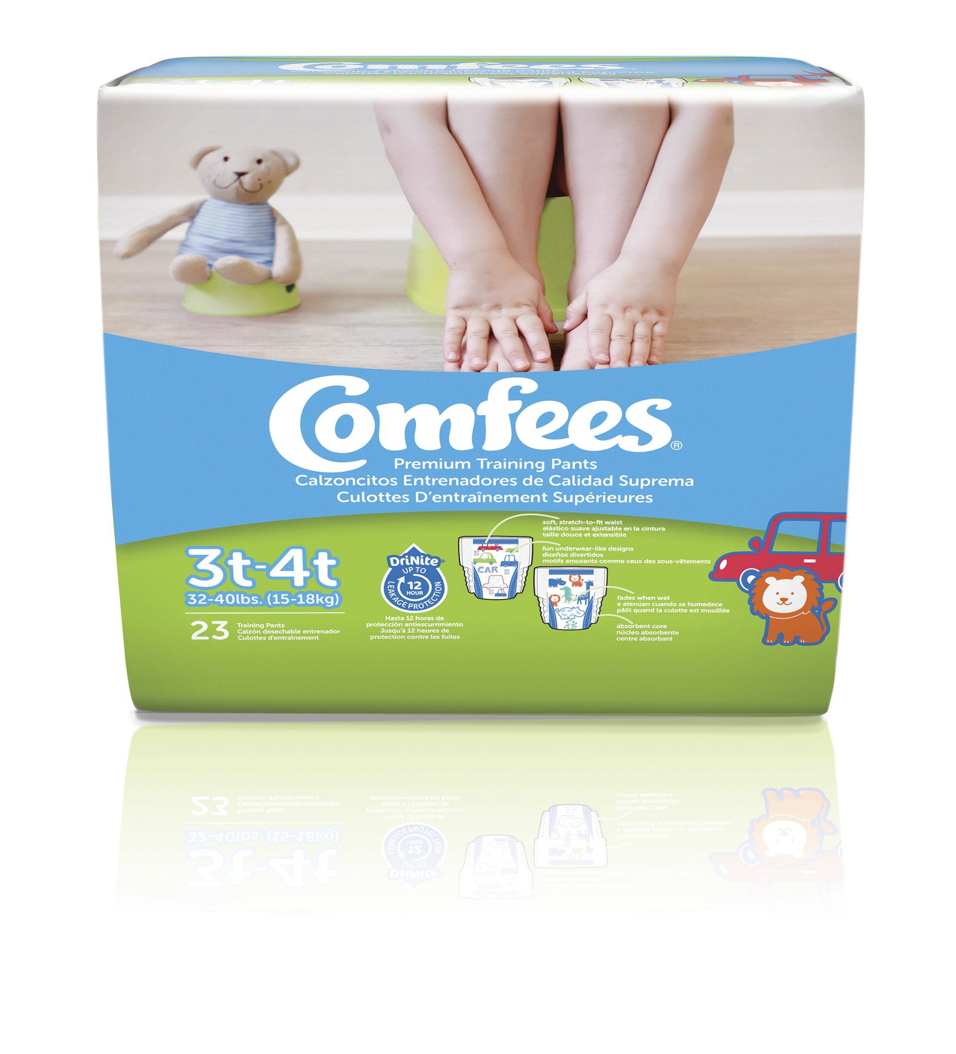 Buy Girls Training Diapers Online, Comfees Training Pants - Size 4T-5T-Girls