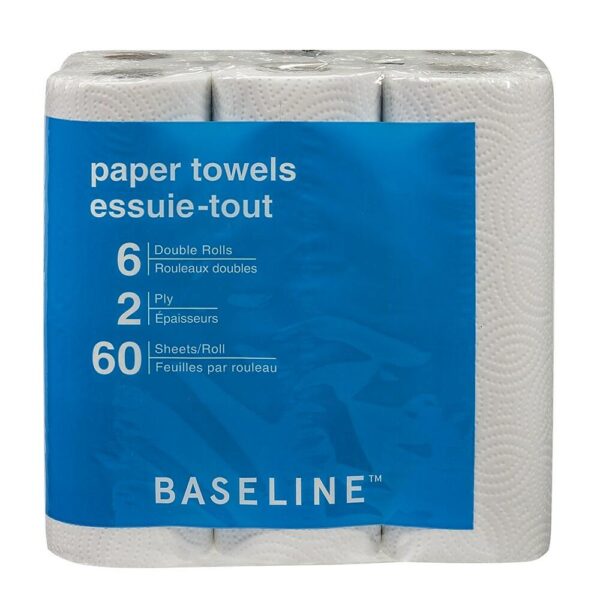 Baseline 2-Ply Paper Towel - 6 Pack